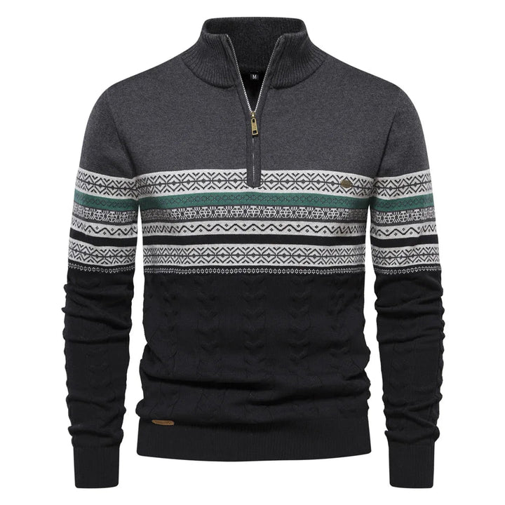 Drune | WARMER WINTERPULLOVER MIT REISSVERSCHLUSS