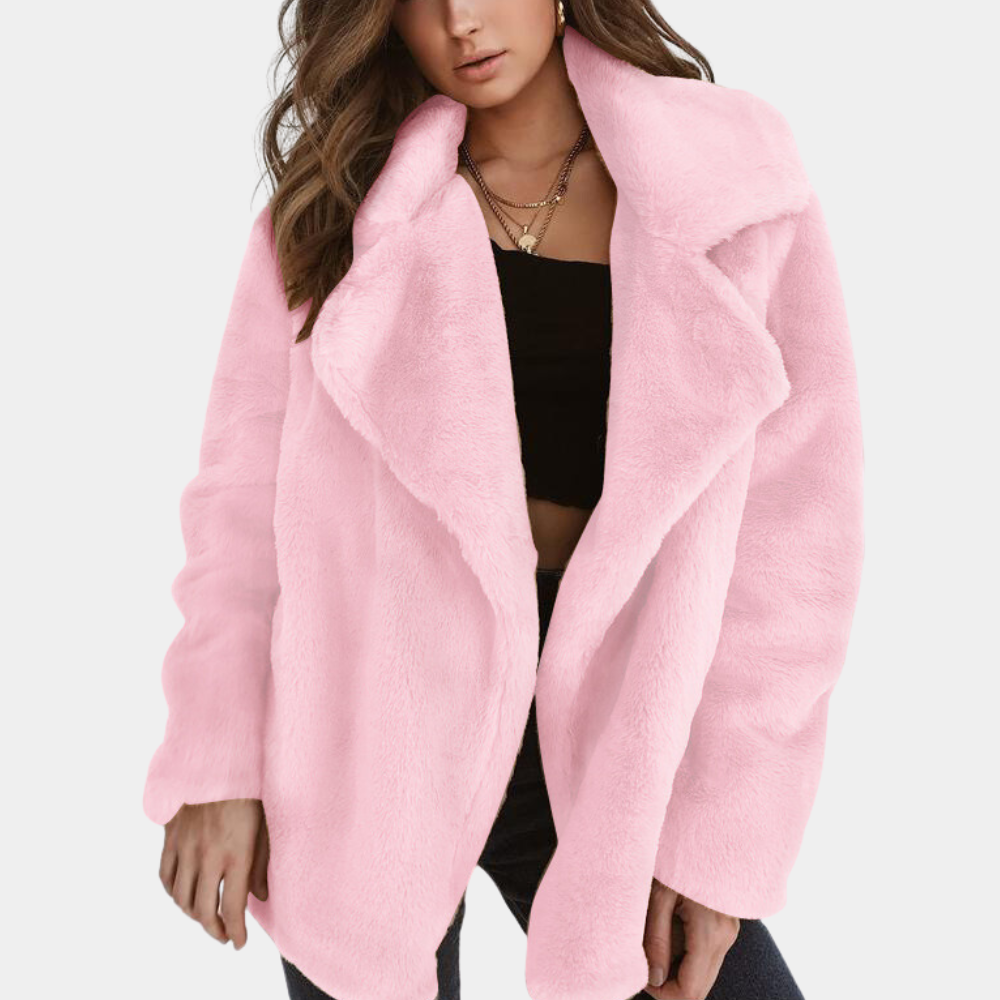 Drune | Warme Teddy Winterjacke für Damen