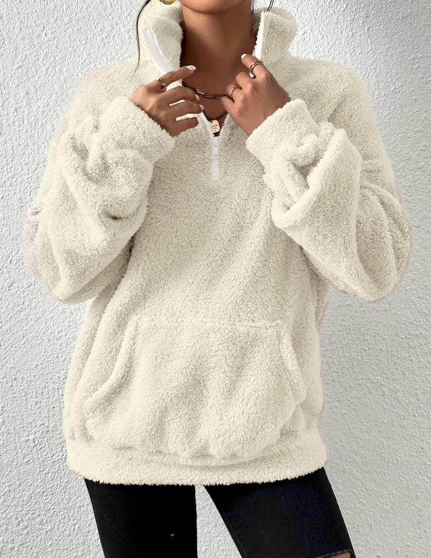 Drune | Warme Fleece Winterpullover Für Damen