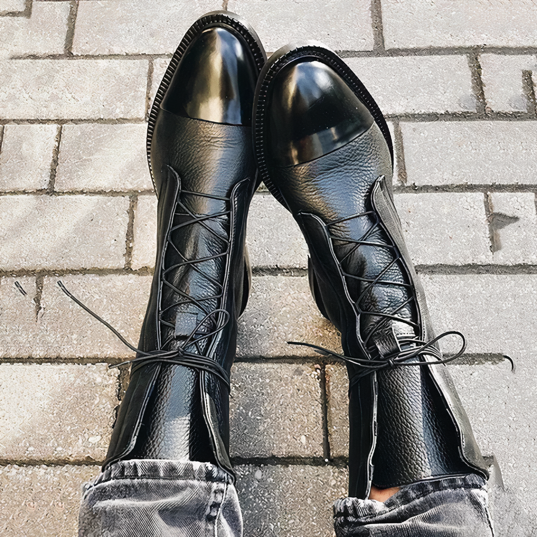 Drune | Elegante Kniehohe Stiefel