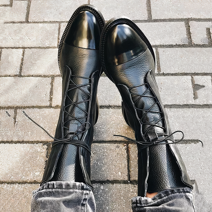 Drune | Elegante Kniehohe Stiefel