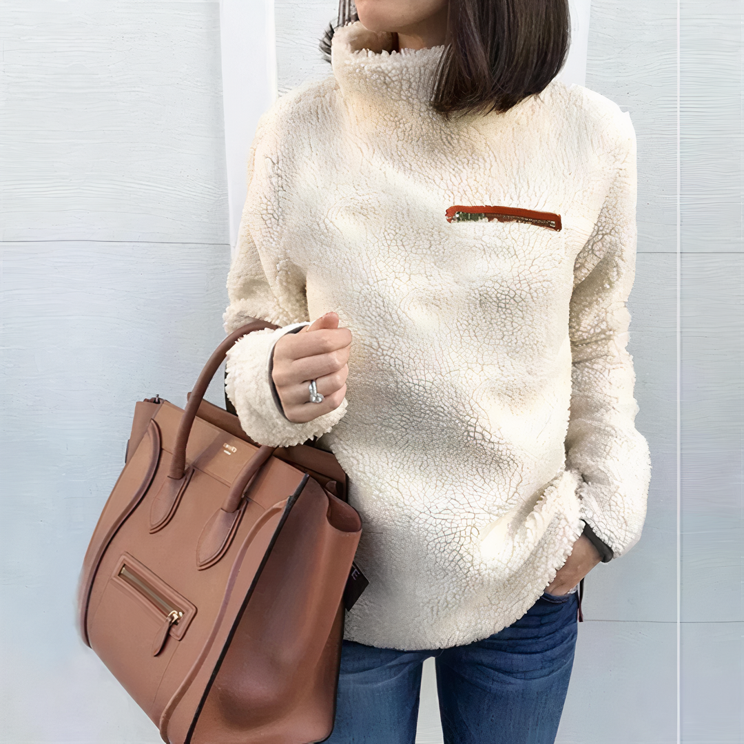 Drune | Woll-Rollkragenpullover mit Druck