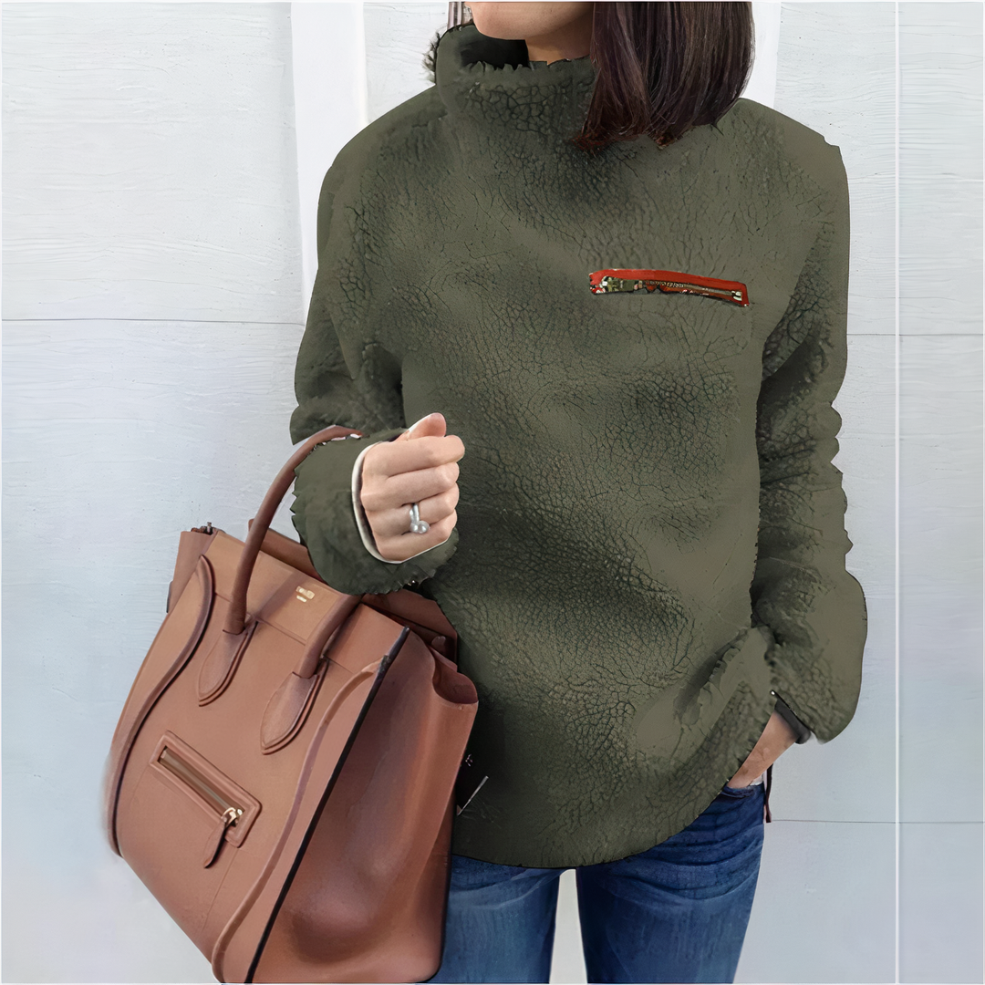 Drune | Woll-Rollkragenpullover mit Druck