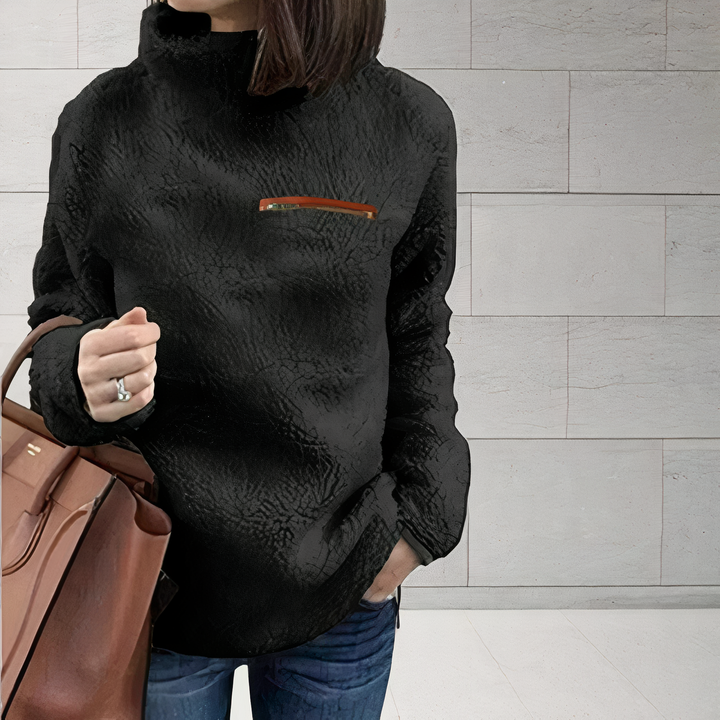 Drune | Woll-Rollkragenpullover mit Druck