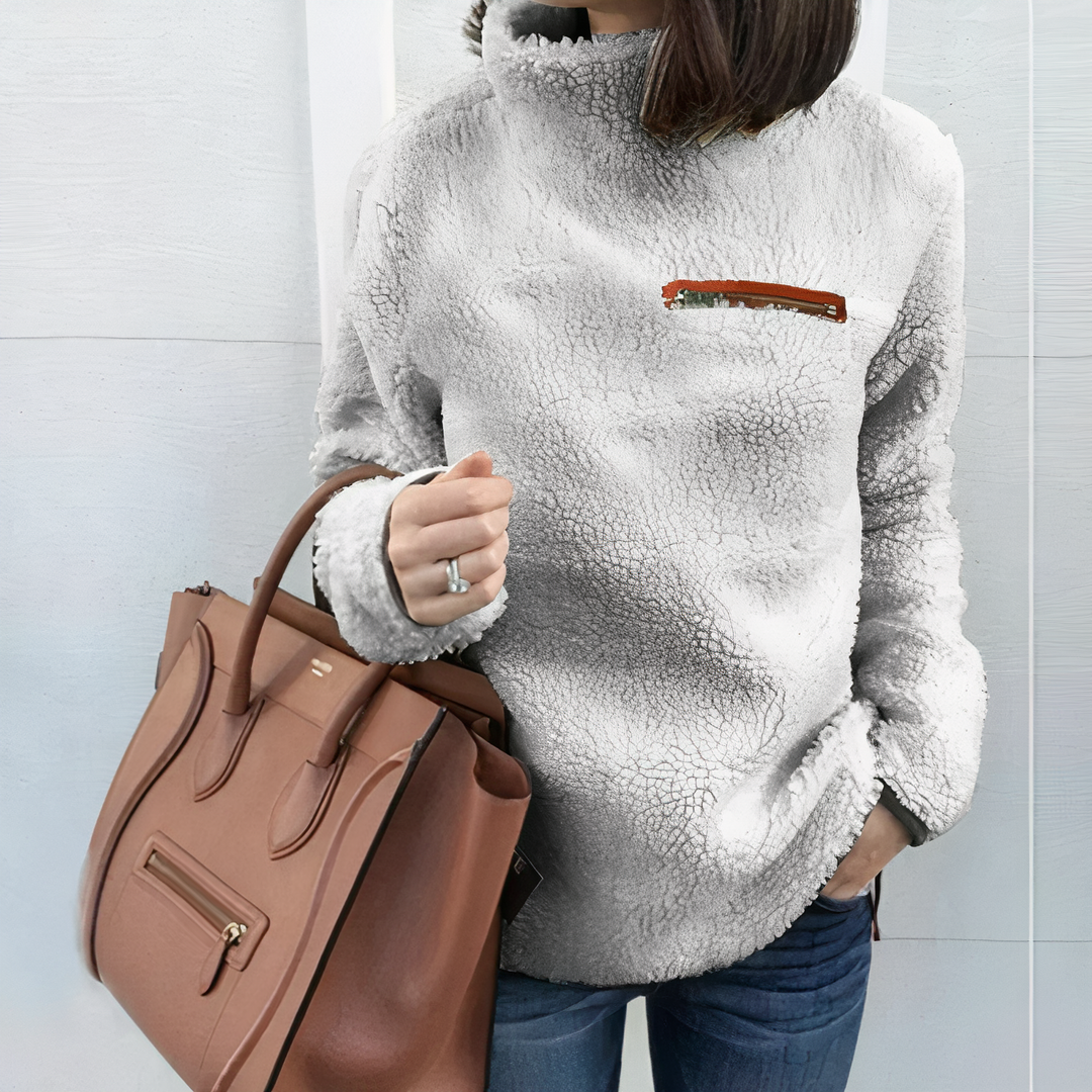 Drune | Woll-Rollkragenpullover mit Druck