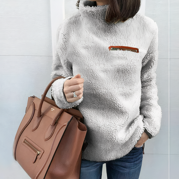 Drune | Woll-Rollkragenpullover mit Druck