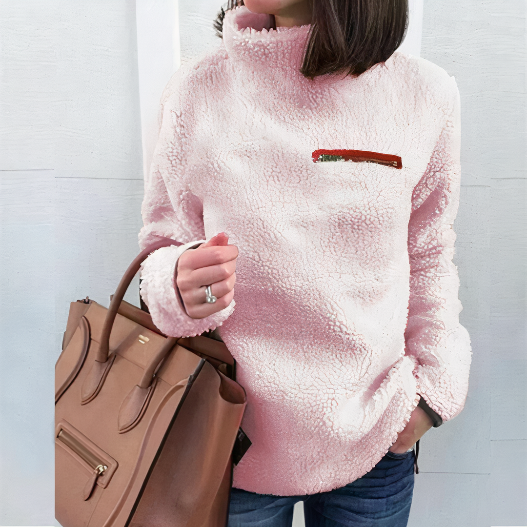Drune | Woll-Rollkragenpullover mit Druck
