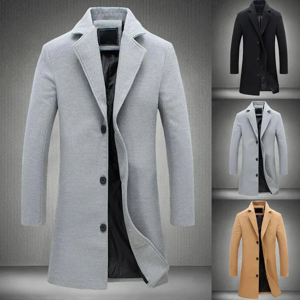 Drune | Herren Winterjacke mit Reverskragen