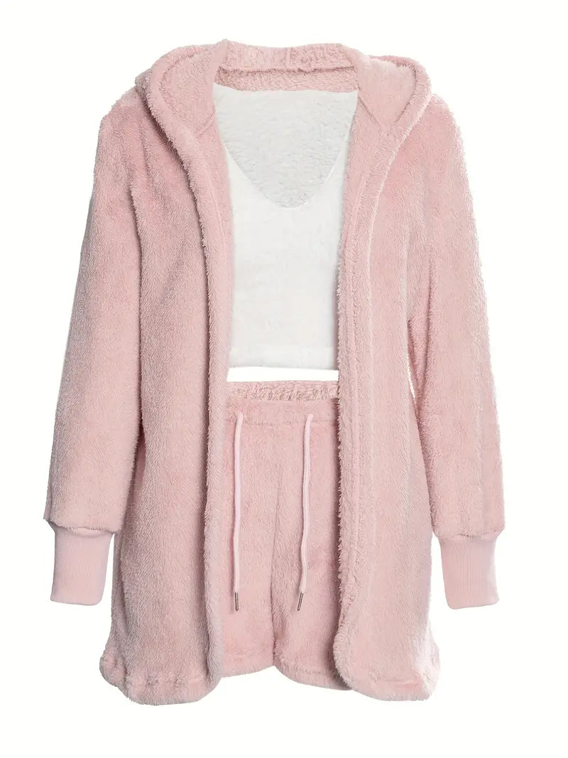 Drune | Kuschelige, weiche Damen Pyjama Set mit verschiedenen Farben