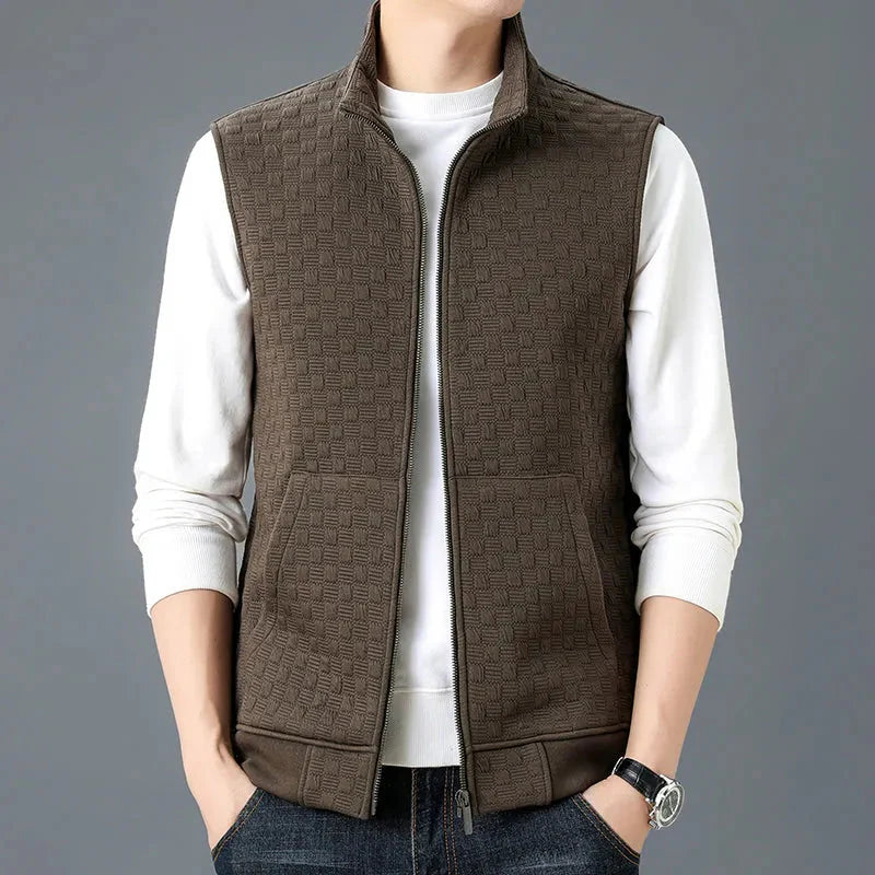 Drune | Baumwoll-Fleece-Strickweste