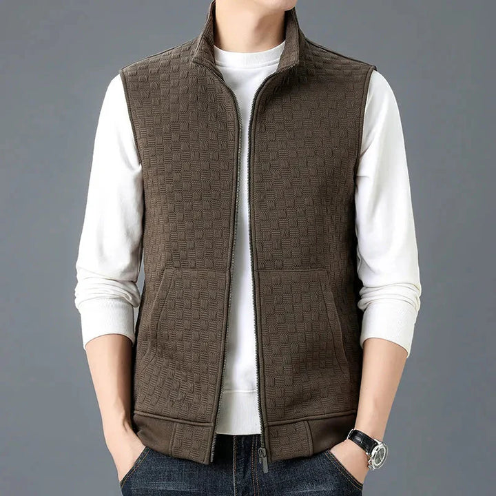 Drune | Baumwoll-Fleece-Strickweste