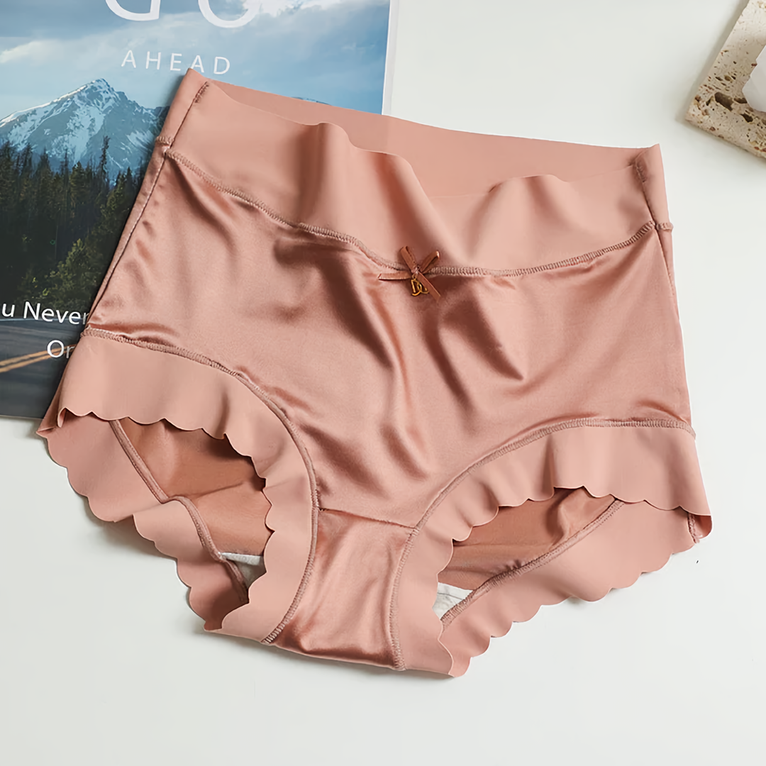 Drune | Delikate Nahtlose Seidensatin Unterwäsche Für Damen