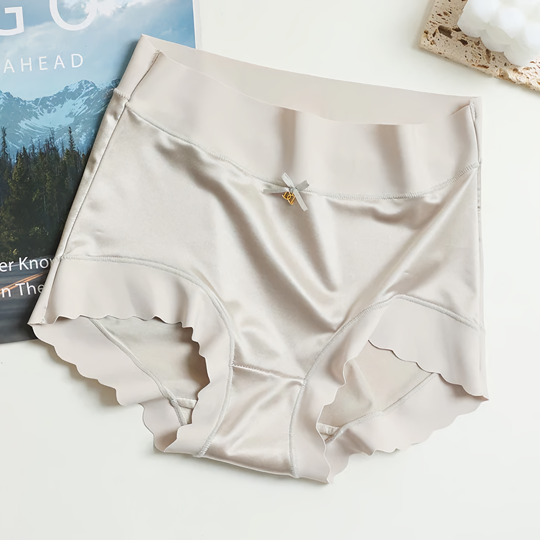 Drune | Delikate Nahtlose Seidensatin Unterwäsche Für Damen