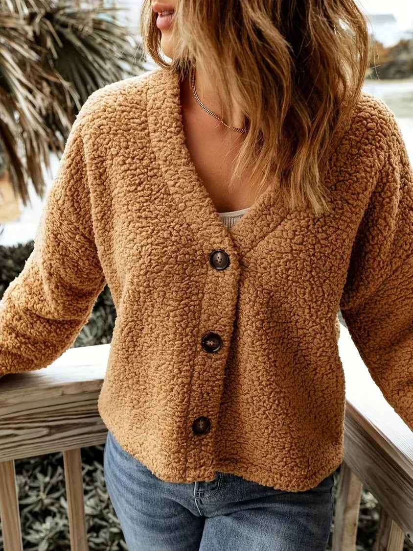 Drune | Weiche und bequeme Sherpa-Jacke für Frauen