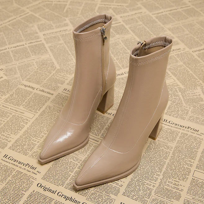 Drune | Damen-Stiefeletten mit hohem Absatz
