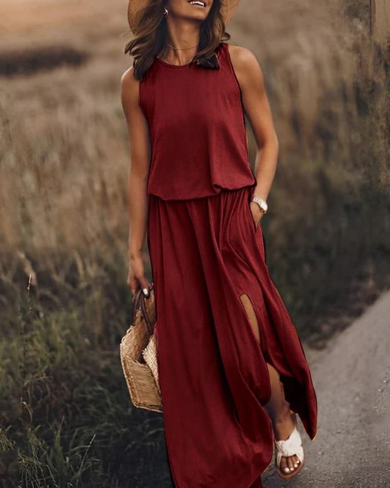 Drune | Elegante Farbenfrohe Kleid