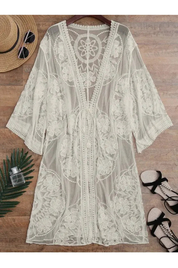 Drune | Transparenter Kimono Überwurf