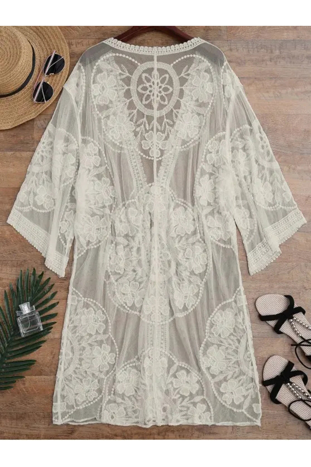 Drune | Transparenter Kimono Überwurf