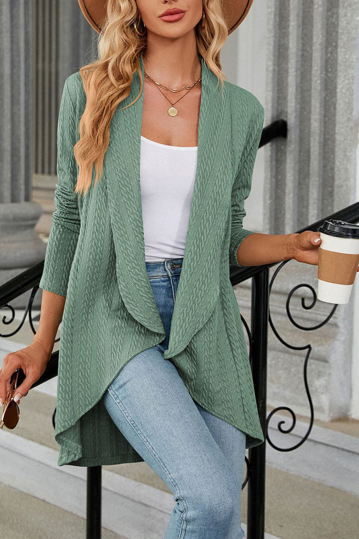 Drune | Lockere Strickjacke mit Revers