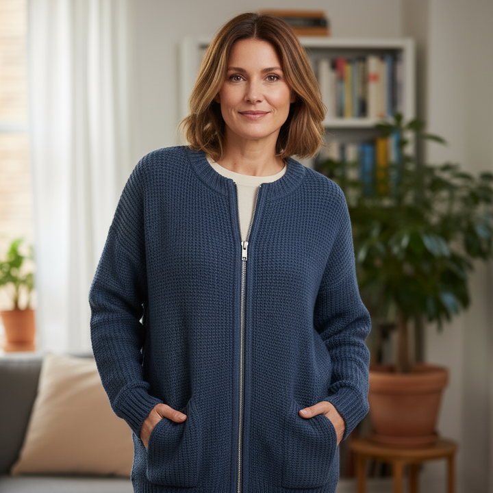 Drune | Weste Damen - Stilvolle lange Weste für jede Gelegenheit