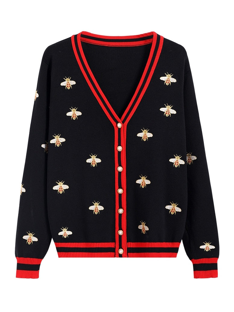 Drune | Vliegende Regels Cardigan