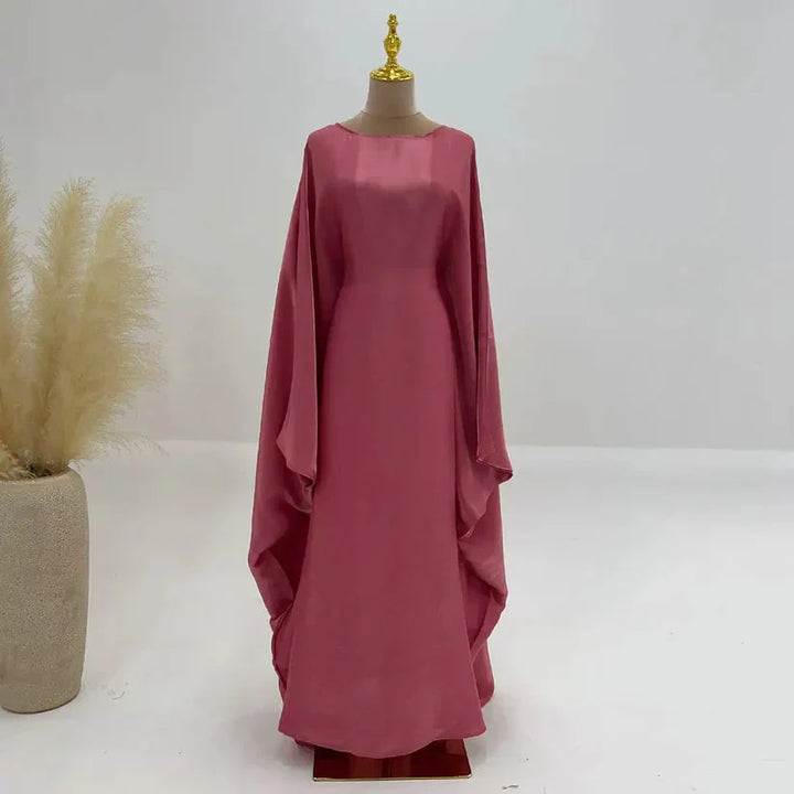 Drune | Elegant Fledermausärmel Maxikleid Drune | Kleid
