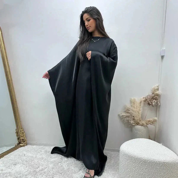 Drune | Elegant Fledermausärmel Maxikleid Drune | Kleid