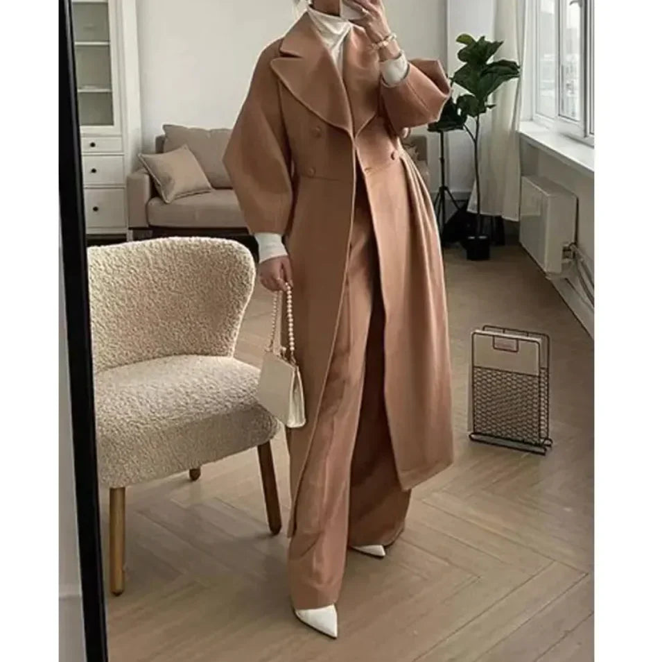 Drune | Lange Jacke Klassischer Schnitt Zeitloser Stil
