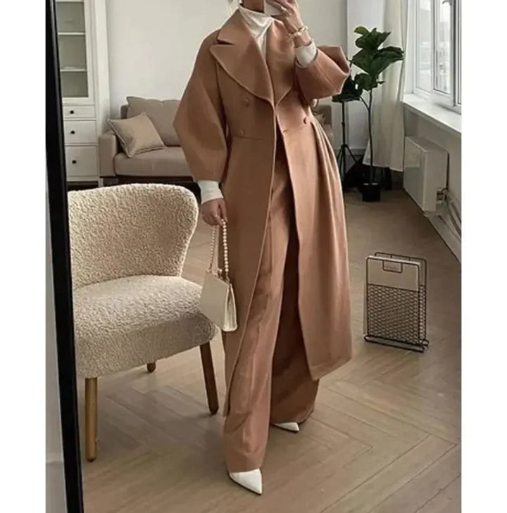 Drune | Lange Jacke Klassischer Schnitt Zeitloser Stil