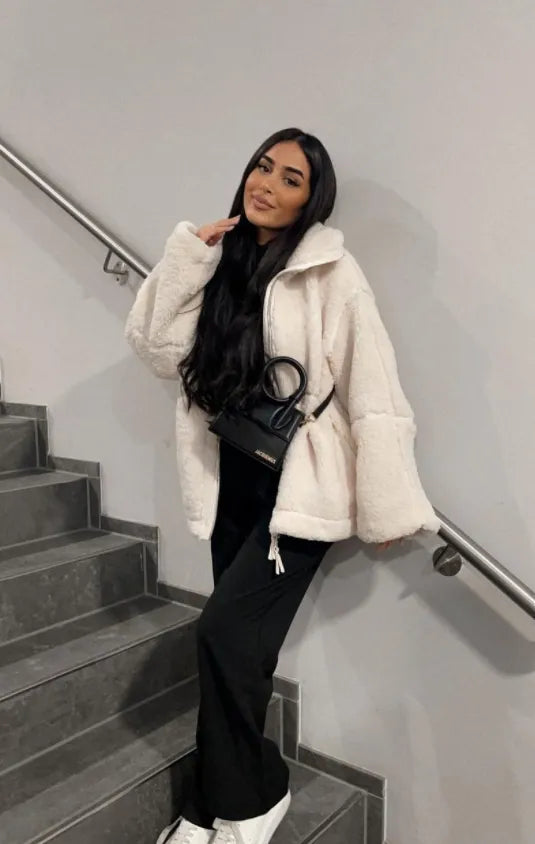 Drune | Kurze Teddyjacke für Frauen