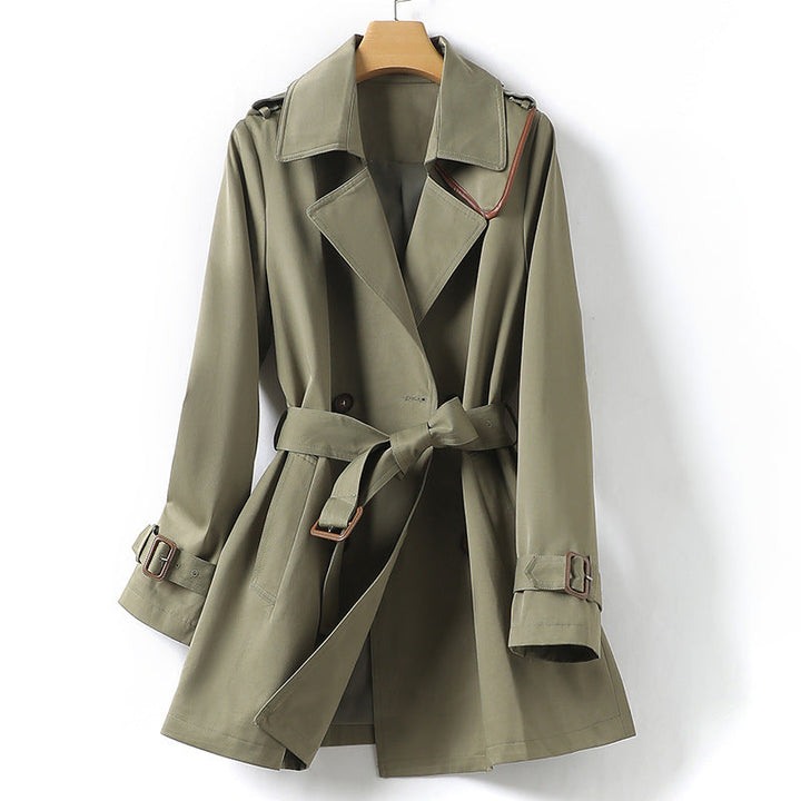 Drune | Trenchcoat Mit Revers Und Gürtel Für Damen