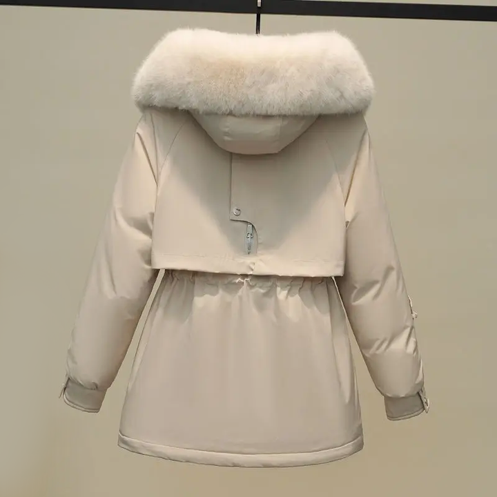 Drune | Damen Gesteppte Winterjacke Mit Pelzkragen