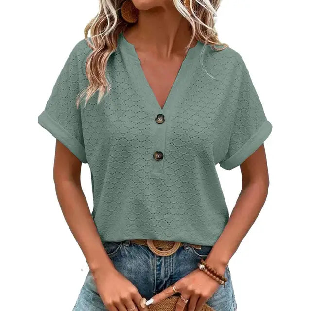 Drune | Damen V-Ausschnitt Top