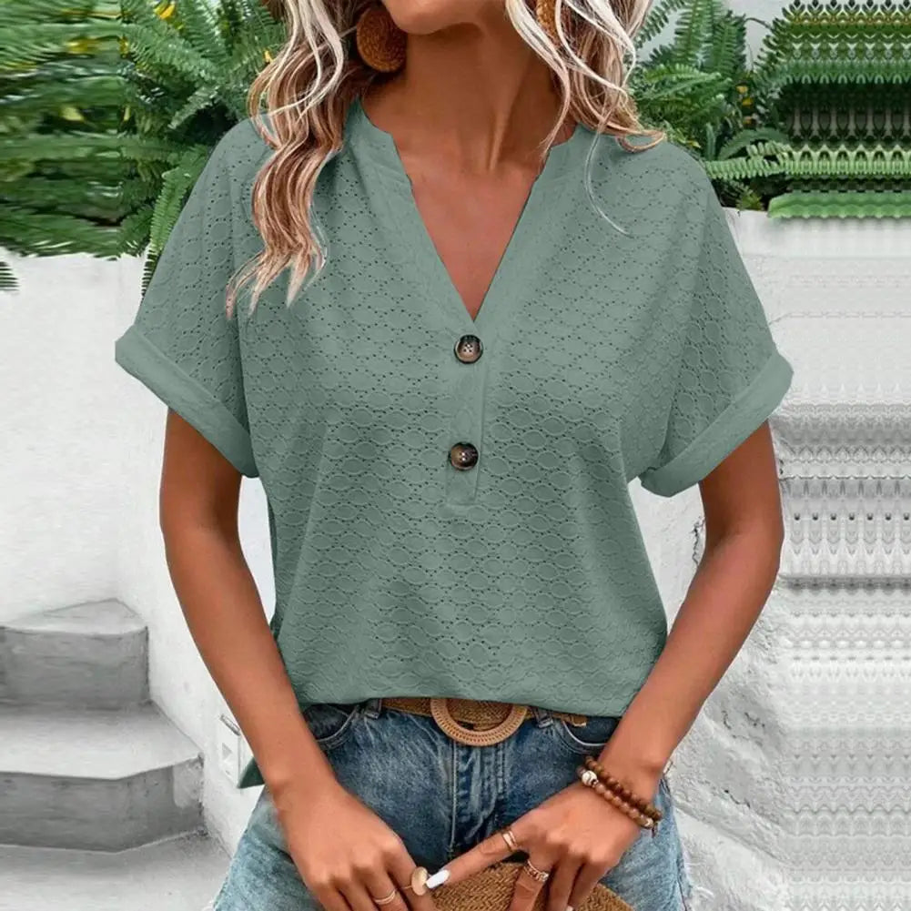Drune | Damen V-Ausschnitt Top