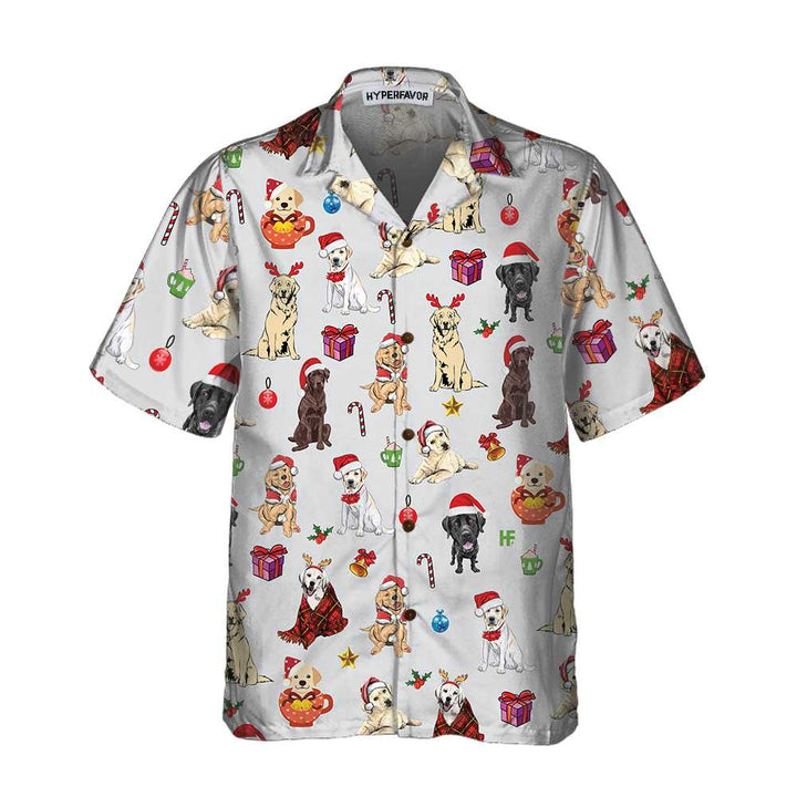 Drune | Niedlicher Labrador Retriever Für Weihnachten Hawaiian Shirt, Lustiges Labrador Weihnachts Shirt, Bestes Weihnachtsgeschenk