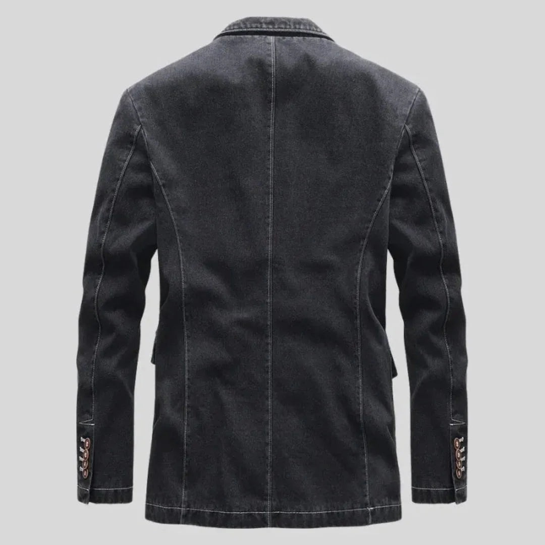 Drune | Robuster Denim Blazer