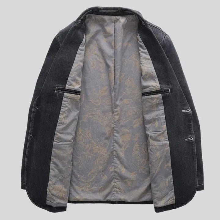 Drune | Robuster Denim Blazer