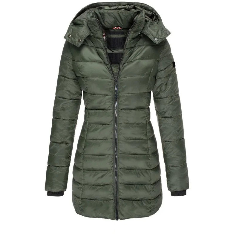Drune | Steppjacke mit Kapuze und Schmalem Schnitt