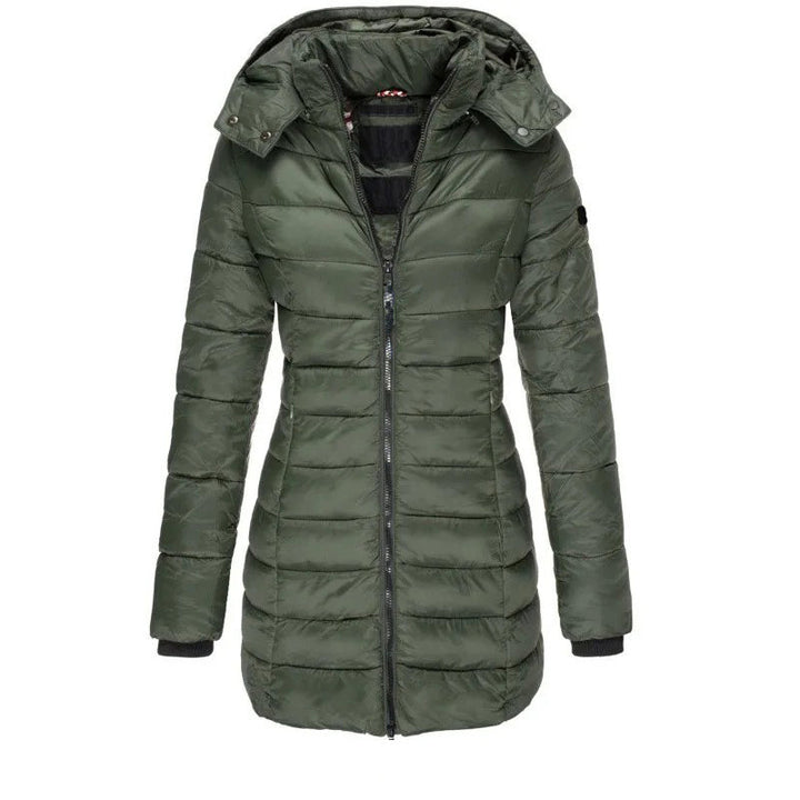 Drune | Steppjacke mit Kapuze und Schmalem Schnitt