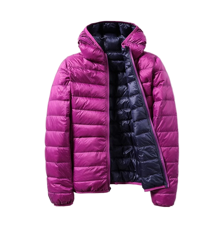 Drune | Frauen Leichte Kapuzen Puffer Winterjacke