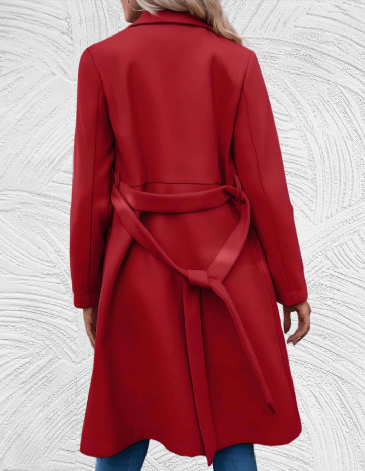 Drune | Zweireihiger Trenchcoat - Taillierte Passform - Leichtes Design - Herbst- und Frühlings-Essential