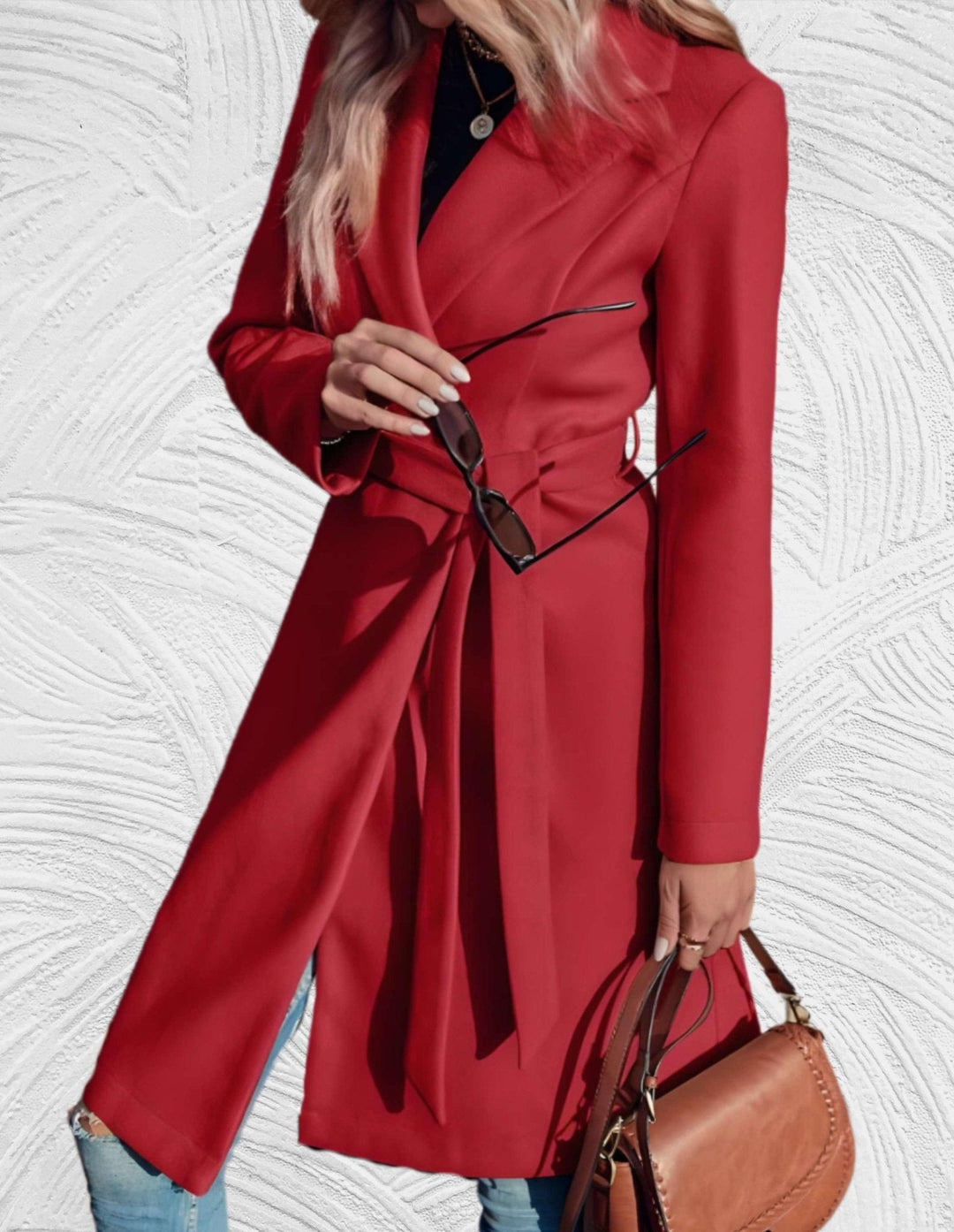 Drune | Zweireihiger Trenchcoat - Taillierte Passform - Leichtes Design - Herbst- und Frühlings-Essential