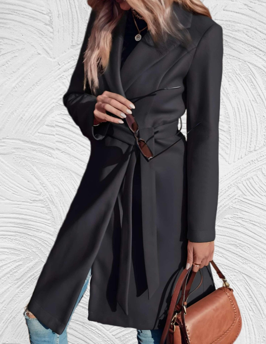 Drune | Zweireihiger Trenchcoat - Taillierte Passform - Leichtes Design - Herbst- und Frühlings-Essential