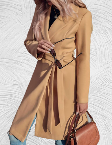 Drune | Zweireihiger Trenchcoat - Taillierte Passform - Leichtes Design - Herbst- und Frühlings-Essential