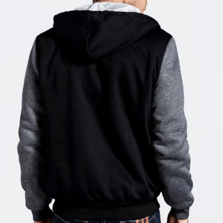 Drune | Trainingsanzug Satzes Fleece Gefüttertes Herren Trainingsanzug mit Kapuze