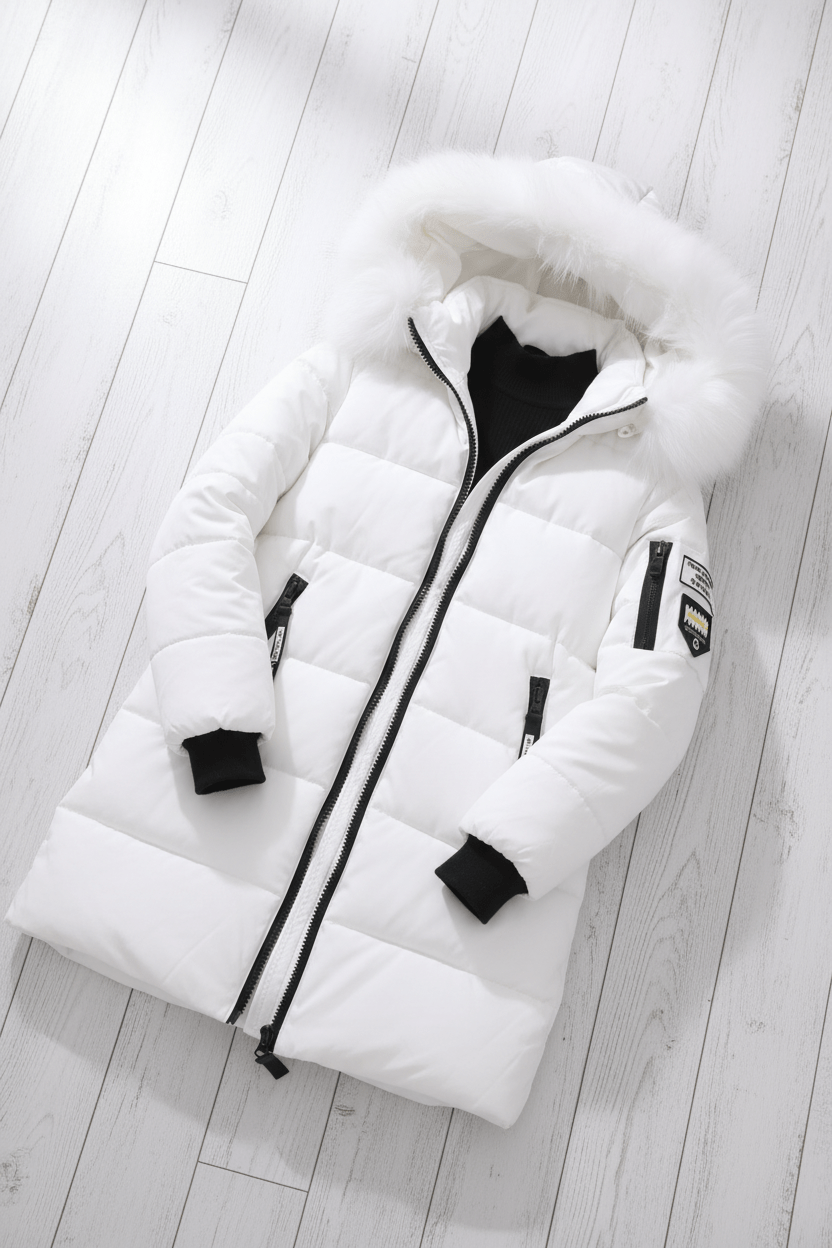 Drune | Winterjacke mit Parka-Kragen aus Kunstpelz