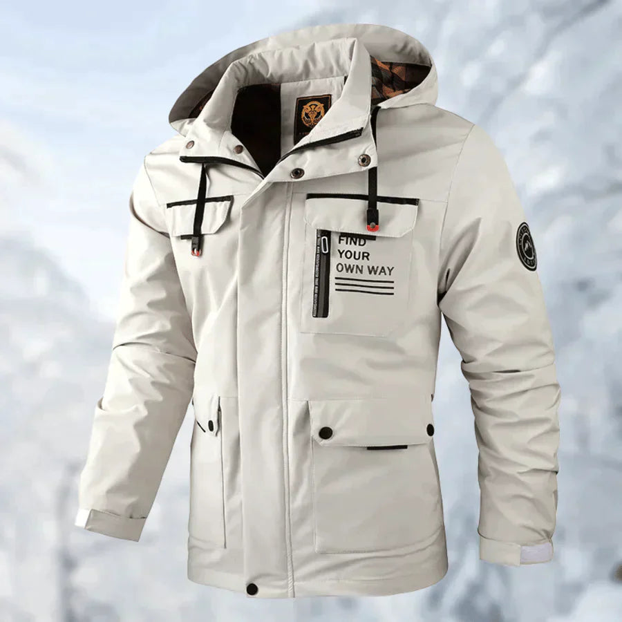 Drune | Casual mit Reißverschluss und Tasche für Frauen Ideal für Herbst Winter