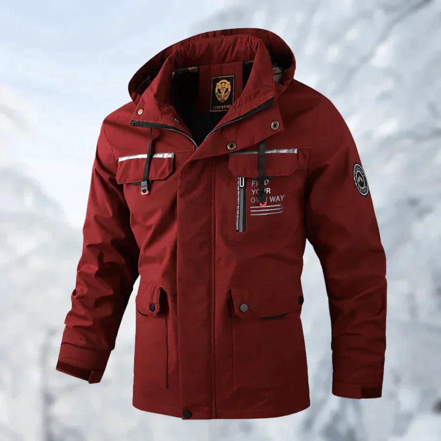 Drune | Casual mit Reißverschluss und Tasche für Frauen Ideal für Herbst Winter