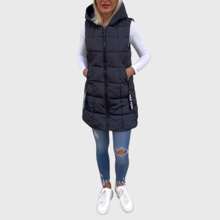 Drune | Damen Ärmellose Gepolsterte Winterjacke