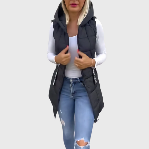 Drune | Damen Ärmellose Gepolsterte Winterjacke